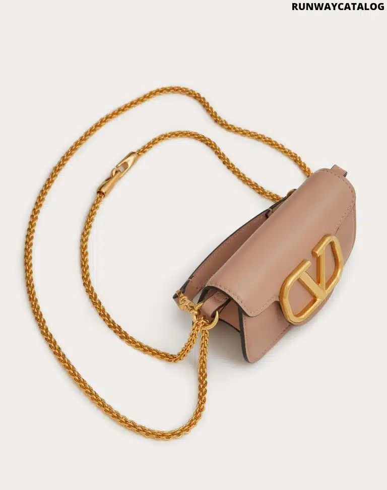 LOCÒ MICRO BAG IN CALFSKIN LEATHER WITH CHAIN - Image 4