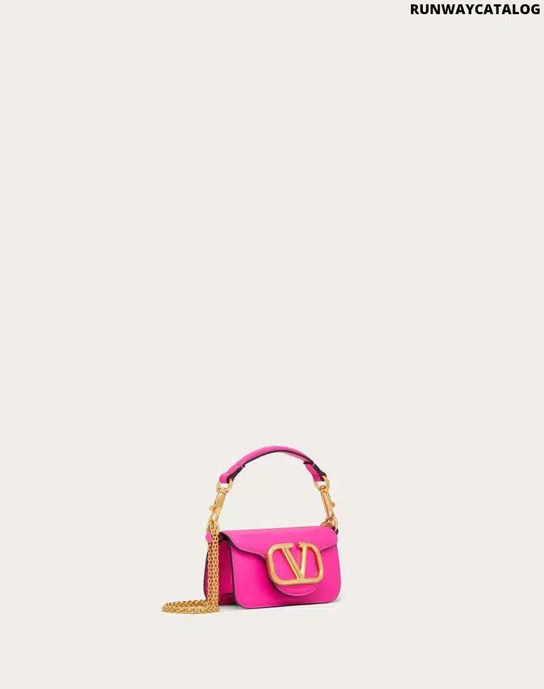 LOCÒ MICRO BAG IN CALFSKIN LEATHER WITH CHAIN - Image 7