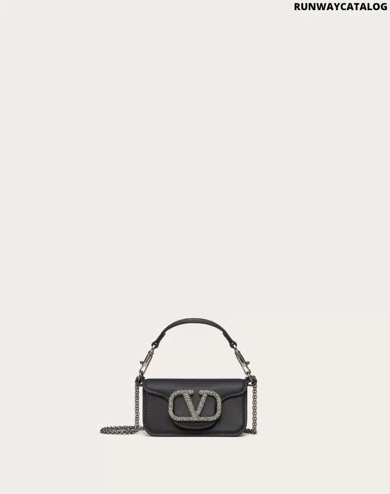 LOCÒ MICRO BAG WITH CHAIN AND JEWEL LOGO