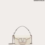 LOCÒ SMALL SHOULDER BAG WITH JEWEL LOGO