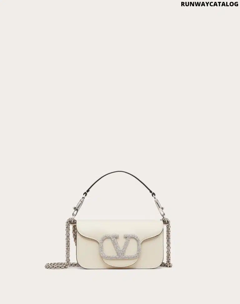 LOCÒ SMALL SHOULDER BAG WITH JEWEL LOGO