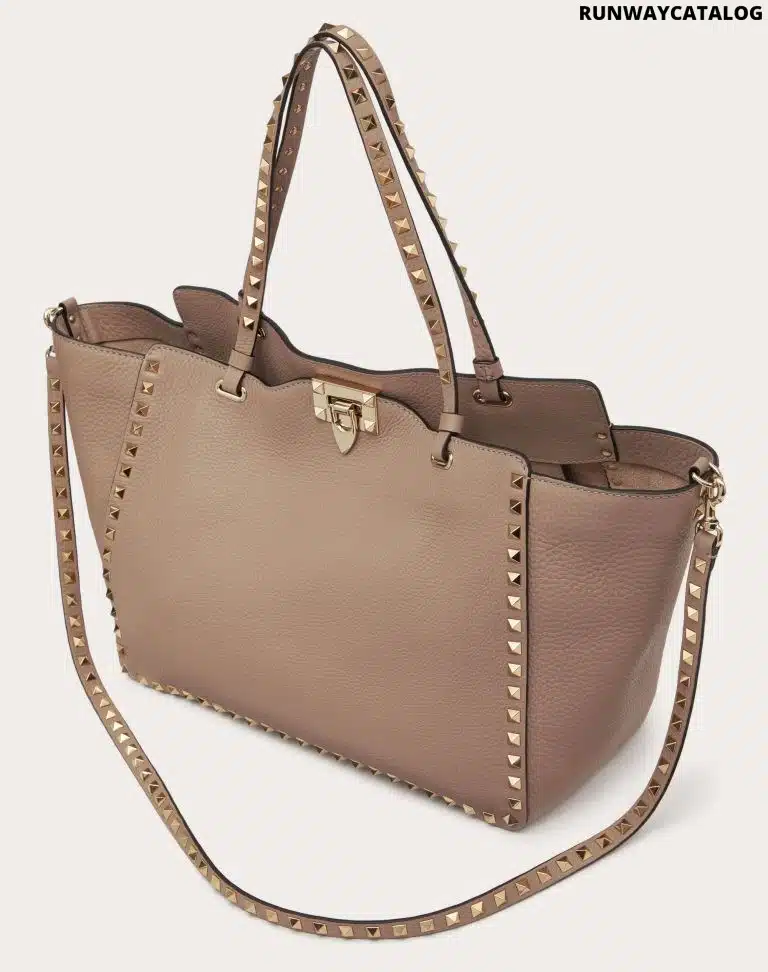 MEDIUM GRAINY CALFSKIN ROCKSTUD BAG - Image 4