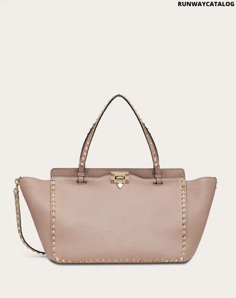 MEDIUM GRAINY CALFSKIN ROCKSTUD BAG