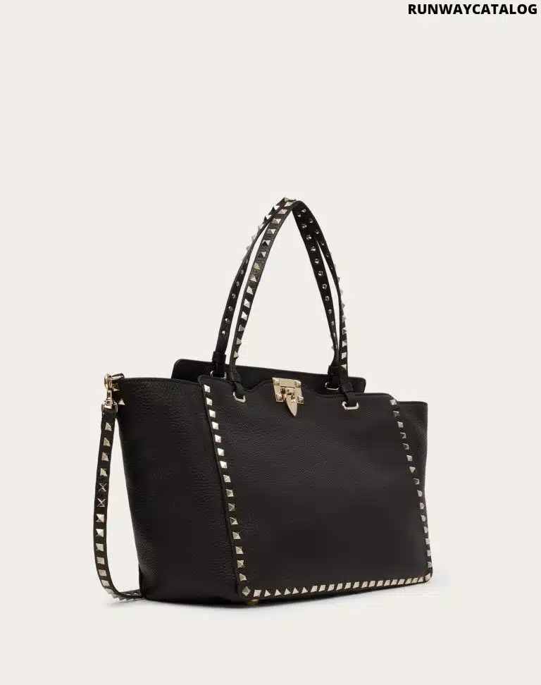 MEDIUM GRAINY CALFSKIN ROCKSTUD BAG - Image 6