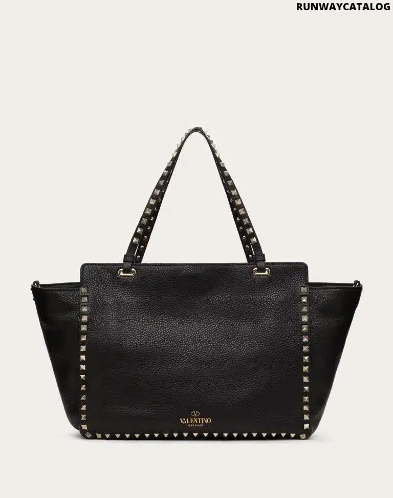 MEDIUM GRAINY CALFSKIN ROCKSTUD BAG - Image 5