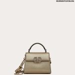 MINI VSLING HANDBAG IN METALLIC GRAINY CALFSKIN