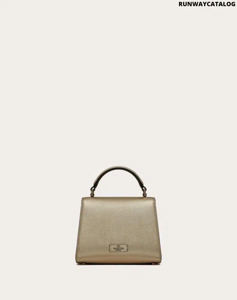 MINI VSLING HANDBAG IN METALLIC GRAINY CALFSKIN - Image 6