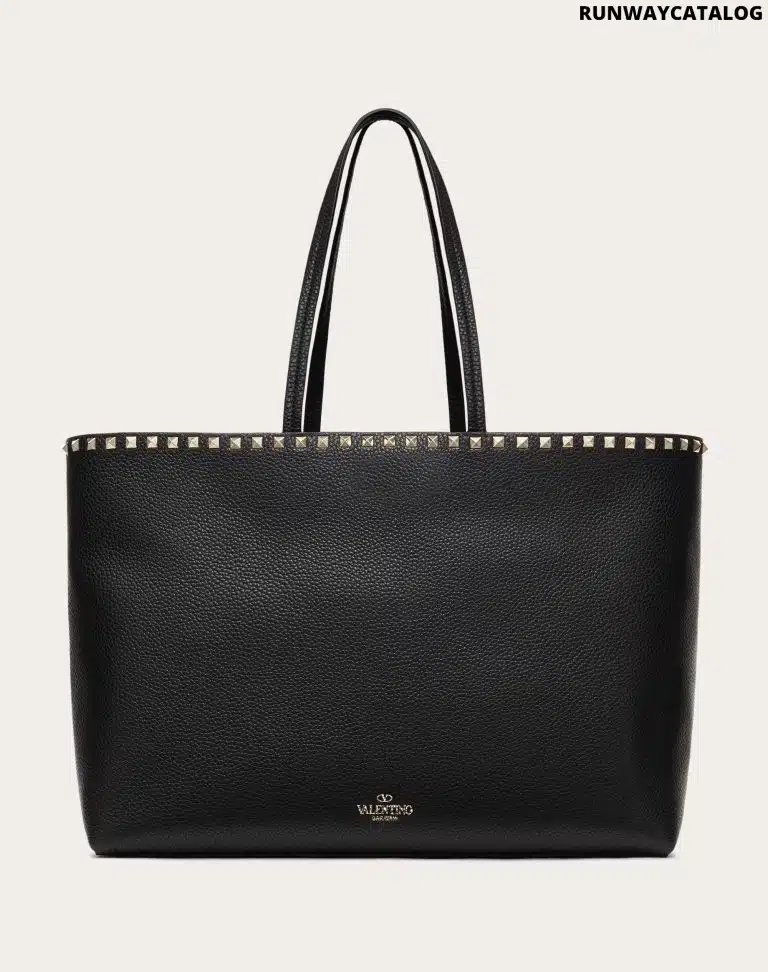 ROCKSTUD GRAINY CALFSKIN TOTE BAG - Image 6