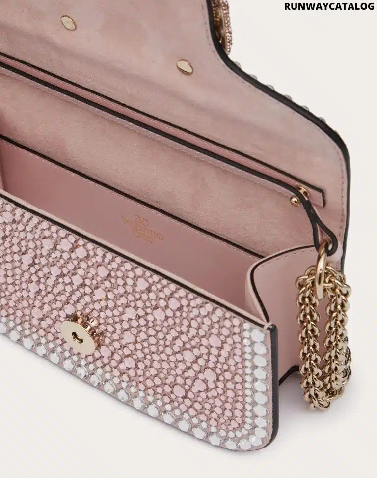 SMALL LOCÒ SHOULDER BAG WITH RHINESTONES - Image 3