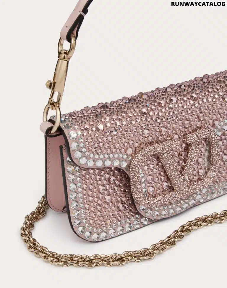 SMALL LOCÒ SHOULDER BAG WITH RHINESTONES - Image 2