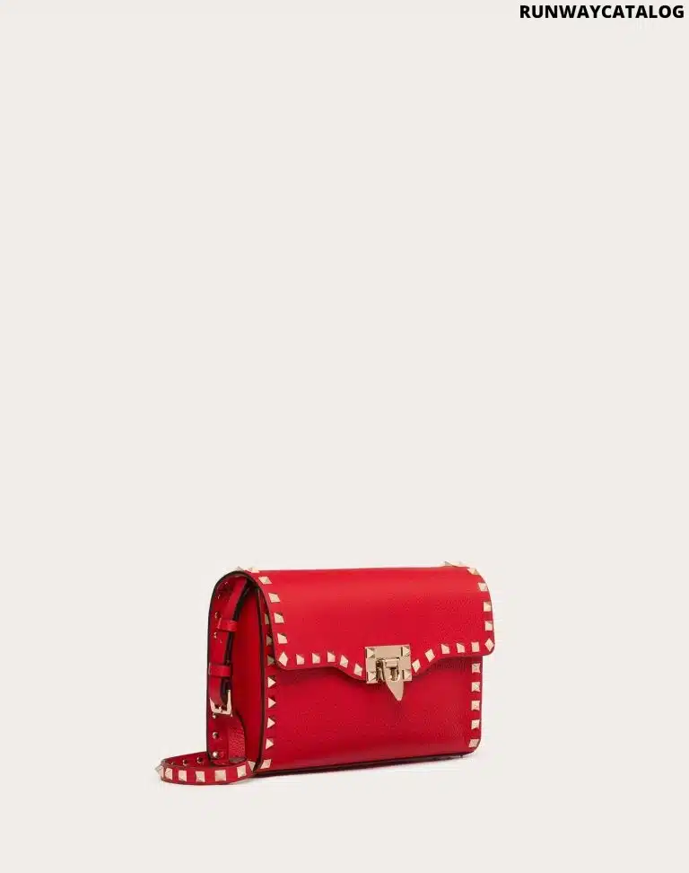 SMALL ROCKSTUD GRAINY CALFSKIN CROSSBODY BAG - Image 5