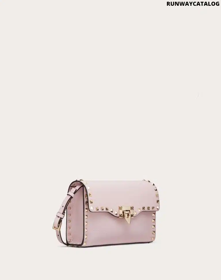 SMALL ROCKSTUD GRAINY CALFSKIN CROSSBODY BAG - Image 7