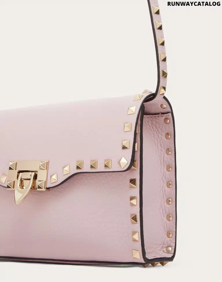 SMALL ROCKSTUD GRAINY CALFSKIN CROSSBODY BAG - Image 2