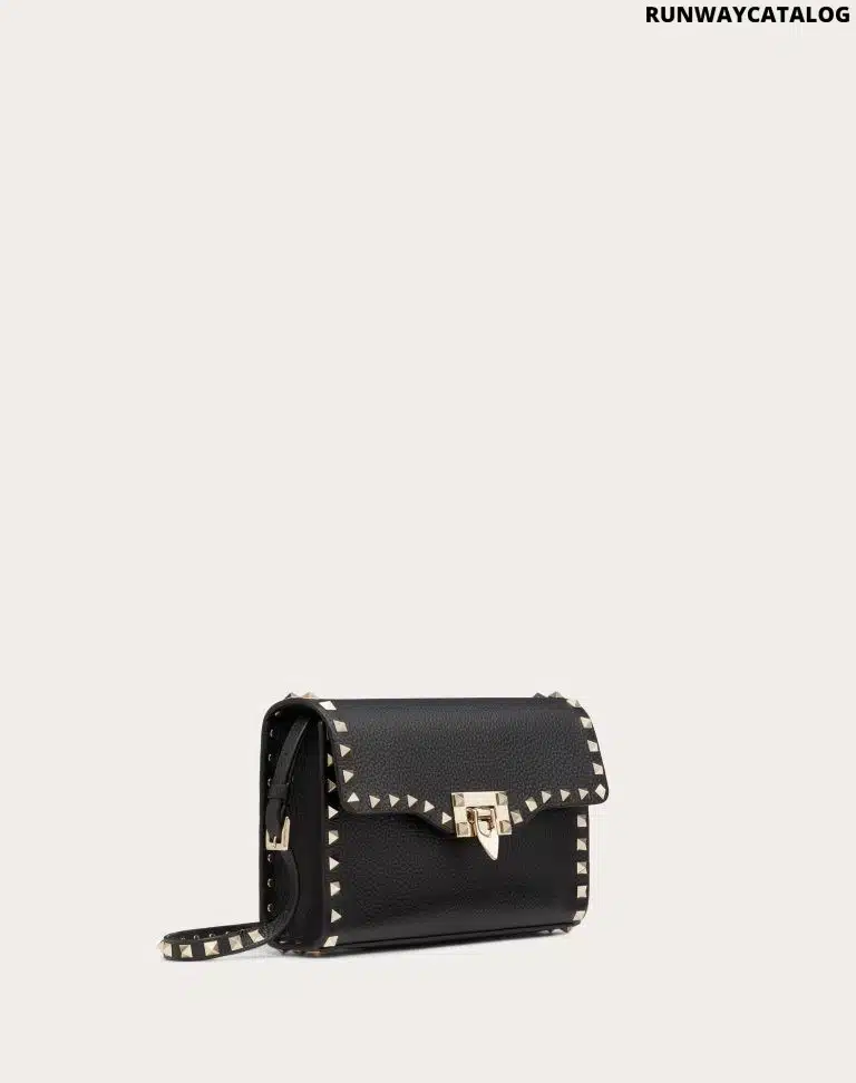 SMALL ROCKSTUD GRAINY CALFSKIN CROSSBODY BAG - Image 7