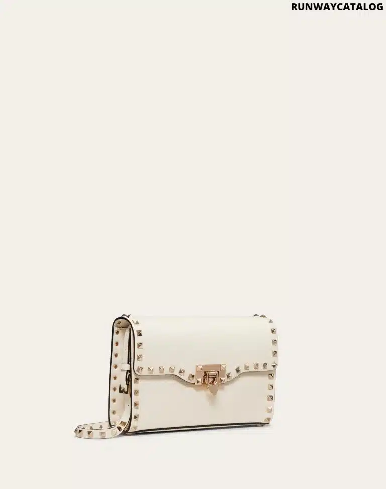 SMALL ROCKSTUD GRAINY CALFSKIN CROSSBODY BAG - Image 7