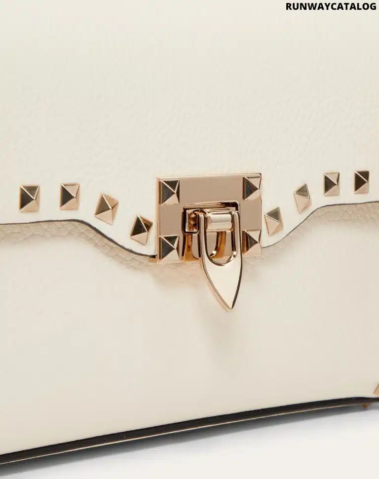 SMALL ROCKSTUD GRAINY CALFSKIN CROSSBODY BAG - Image 2