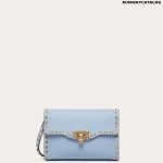 SMALL ROCKSTUD GRAINY CALFSKIN CROSSBODY BAG