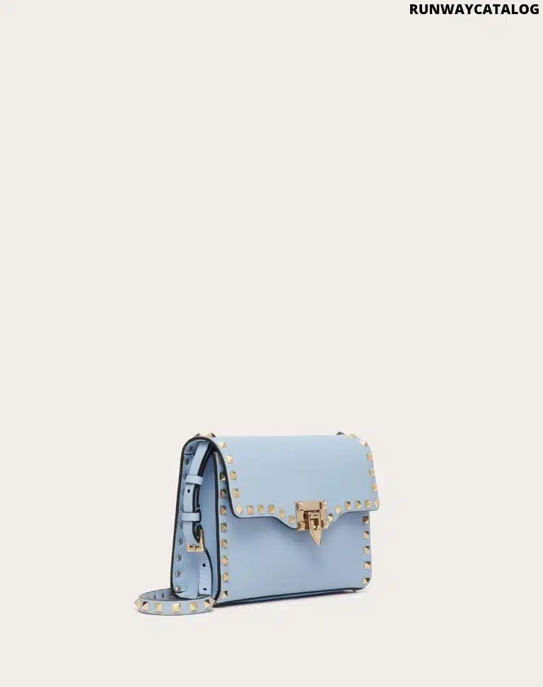 SMALL ROCKSTUD GRAINY CALFSKIN CROSSBODY BAG - Image 7