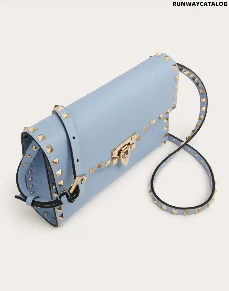 SMALL ROCKSTUD GRAINY CALFSKIN CROSSBODY BAG - Image 4