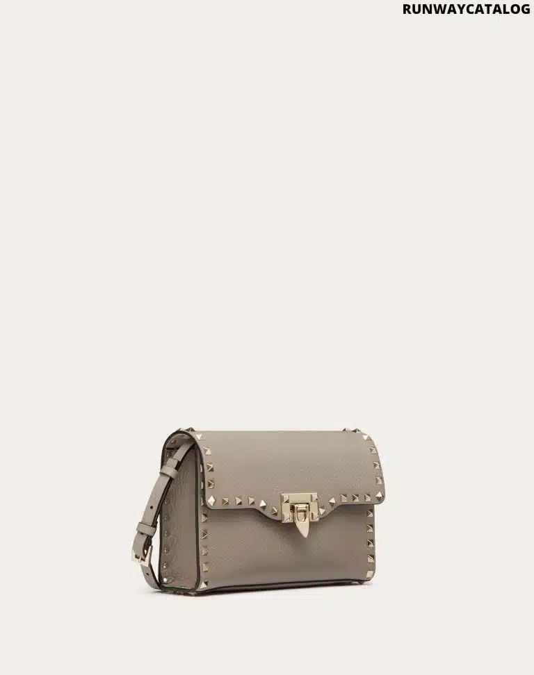 SMALL ROCKSTUD GRAINY CALFSKIN CROSSBODY BAG - Image 6