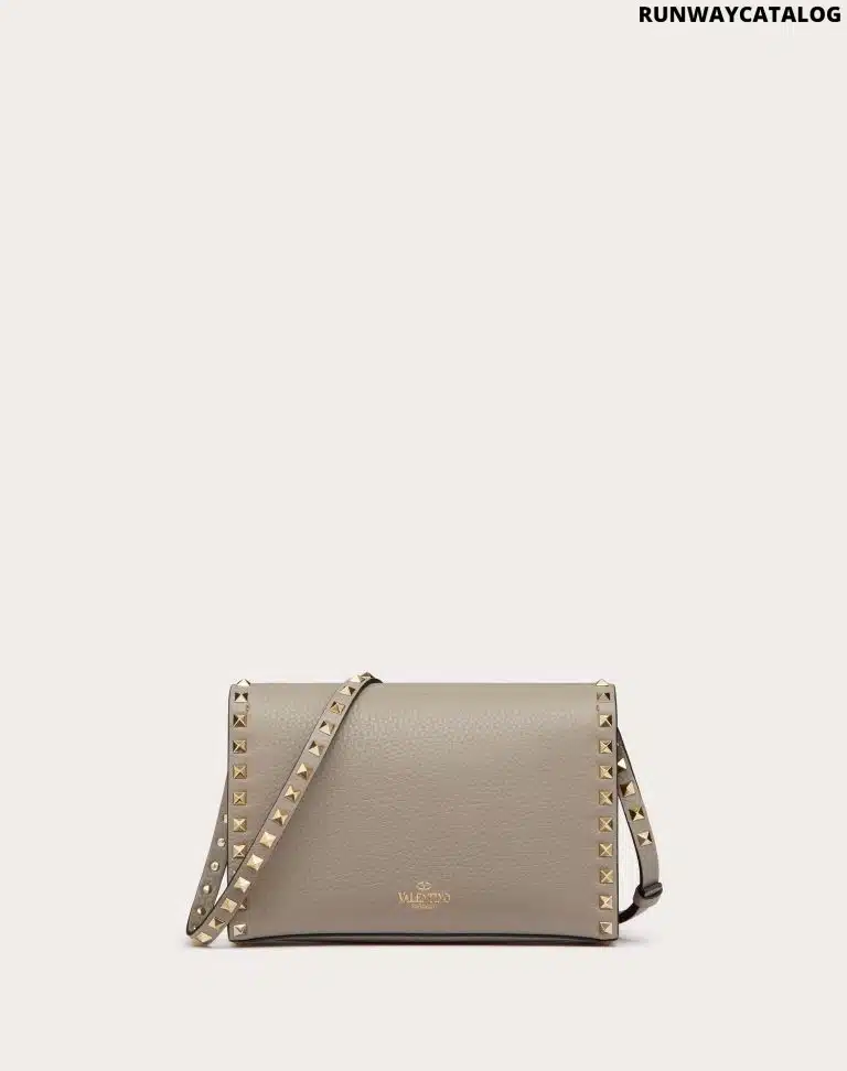 SMALL ROCKSTUD GRAINY CALFSKIN CROSSBODY BAG - Image 5