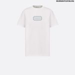 Christian Dior Couture Relaxed-Fit T-Shirt White Cotton Jersey