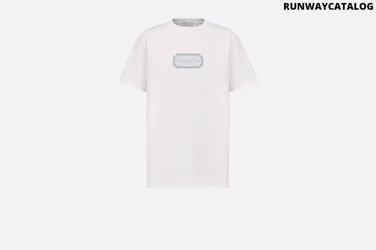 Christian Dior Couture Relaxed-Fit T-Shirt White Cotton Jersey