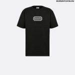 Christian Dior Couture Relaxed-Fit T-Shirt Black Cotton Jersey