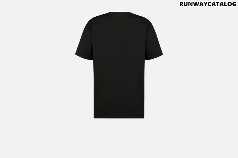 Christian Dior Couture Relaxed-Fit T-Shirt Black Cotton Jersey - Image 3