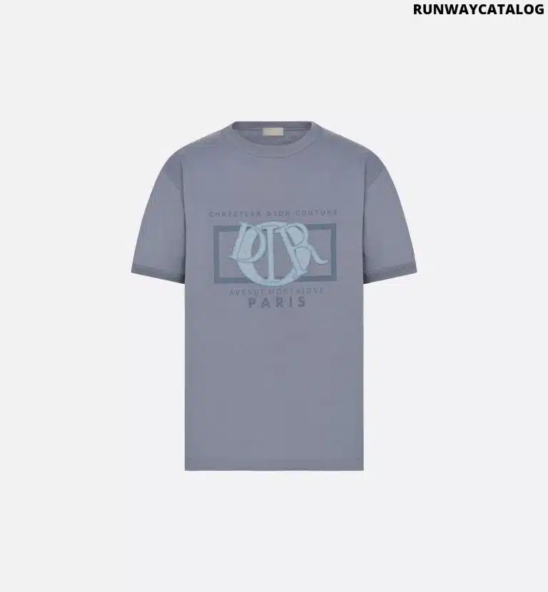 Relaxed-Fit T-Shirt Gray Cotton Jersey