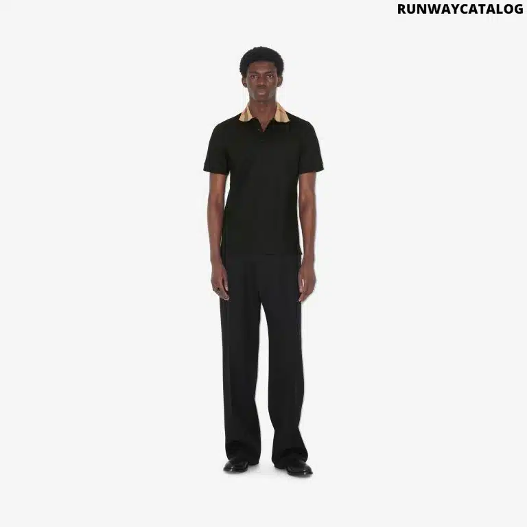 Cotton Polo ShirtPrice undefined Colour: Black - Image 3