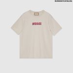 T-SHIRT WITH GUCCI PRINT