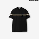 Striped Cotton T-shirtPrice undefined Colour: Black