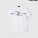 COTTON JERSEY T-SHIRT WITH GUCCI PRINT