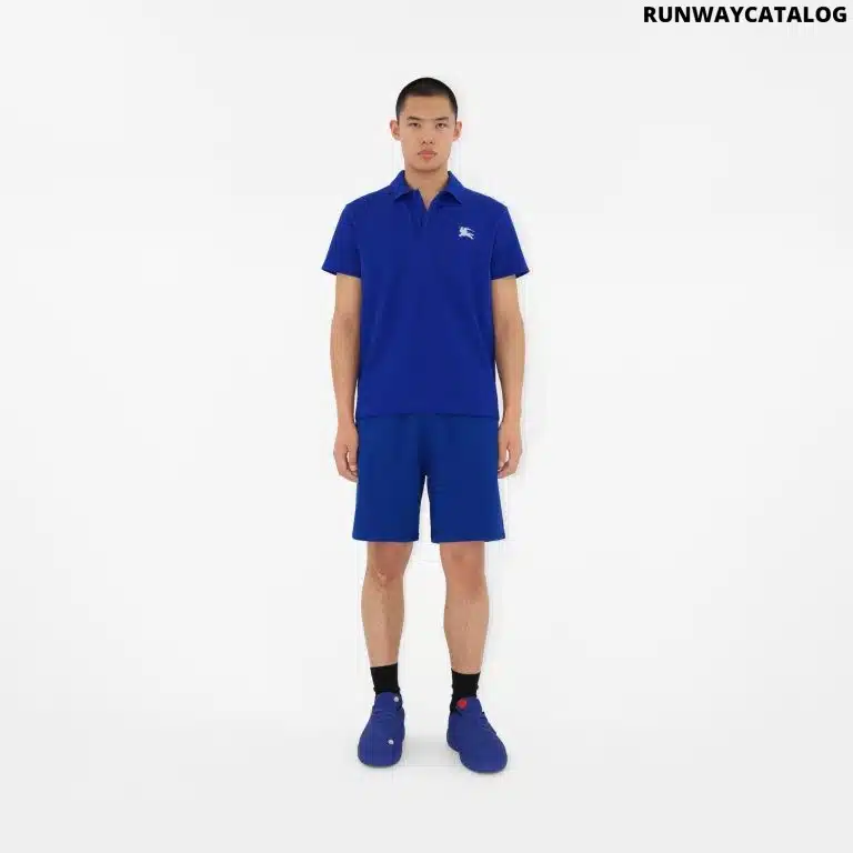 Cotton Polo ShirtPrice undefined Colour: Blue - Image 3