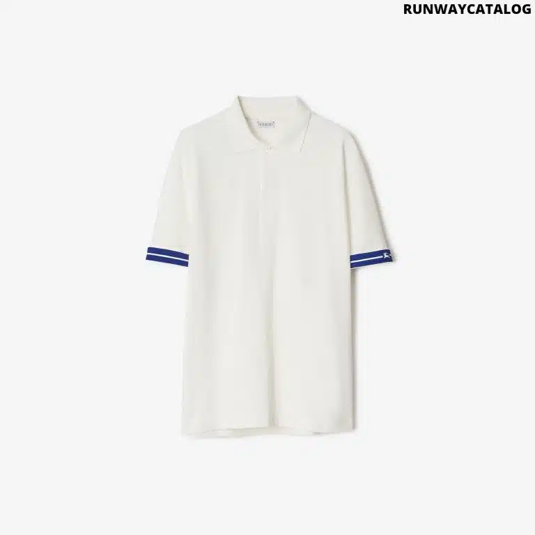 Cotton Polo ShirtPrice undefined Colour: Chalk