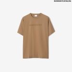 Logo Cotton T-shirtPrice undefined Colour: Camel