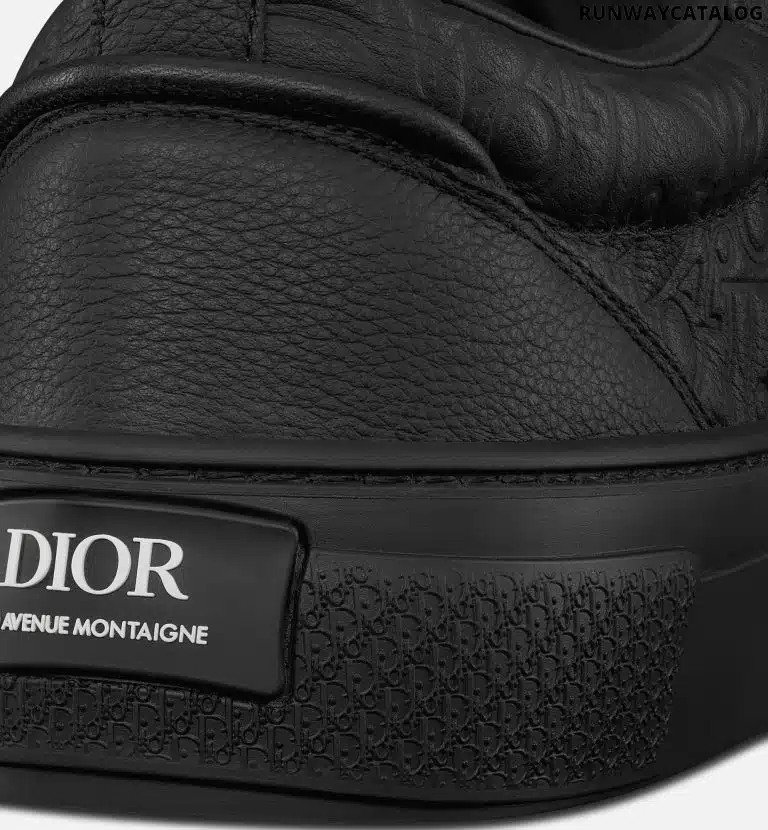 Black Grained Calfskin and Black Dior Gravity Leather - Image 4