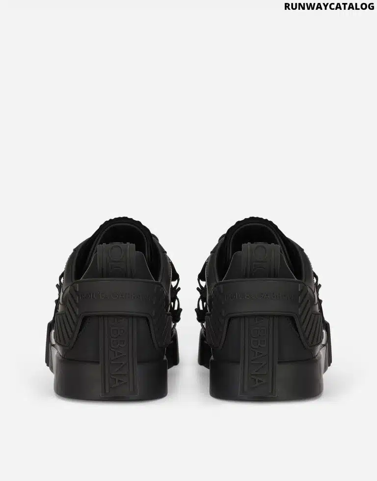 PORTOFINO SNEAKERS IN CALFSKIN AND PATENT LEATHER - Image 3