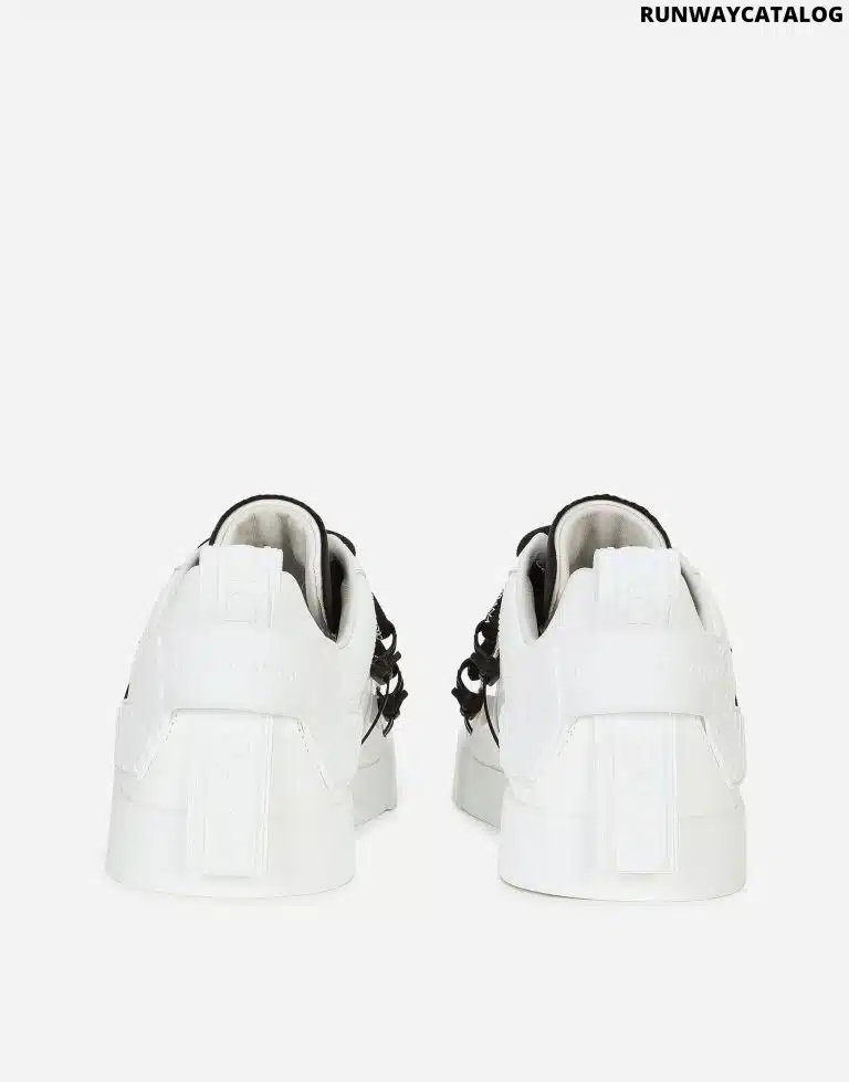 PORTOFINO SNEAKERS IN CALFSKIN AND PATENT LEATHER - Image 5