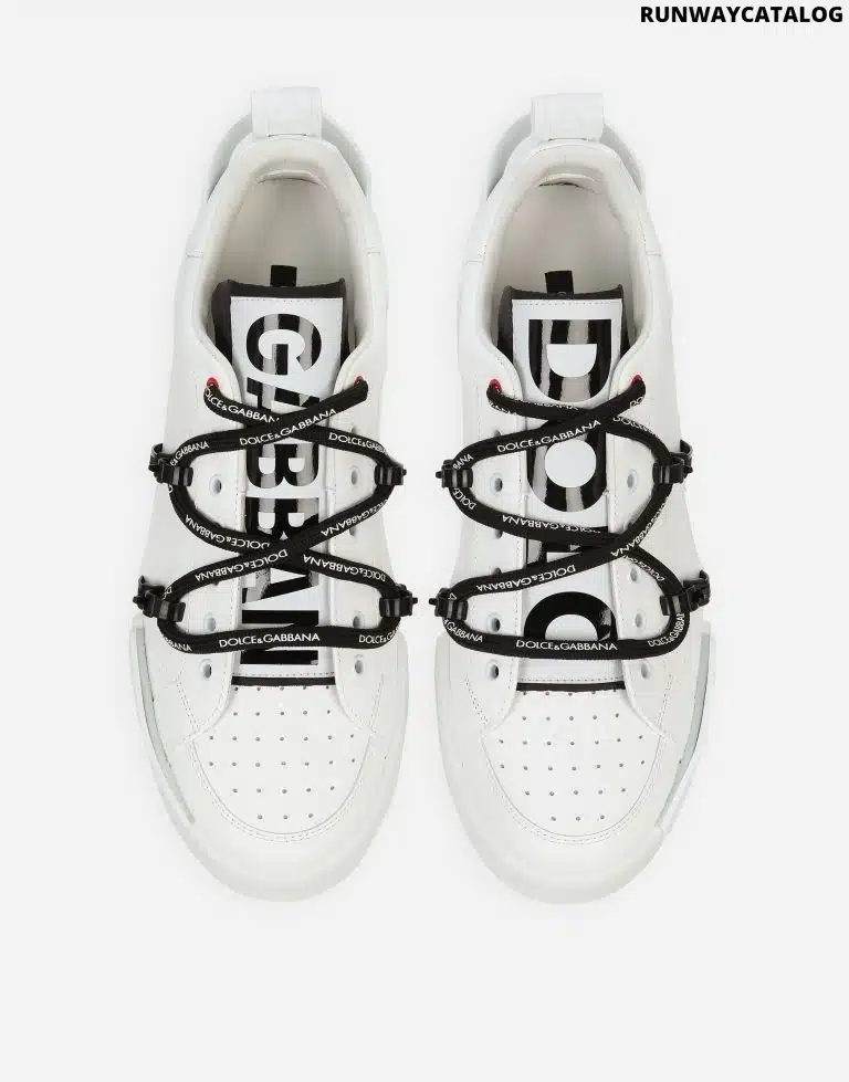 PORTOFINO SNEAKERS IN CALFSKIN AND PATENT LEATHER - Image 3