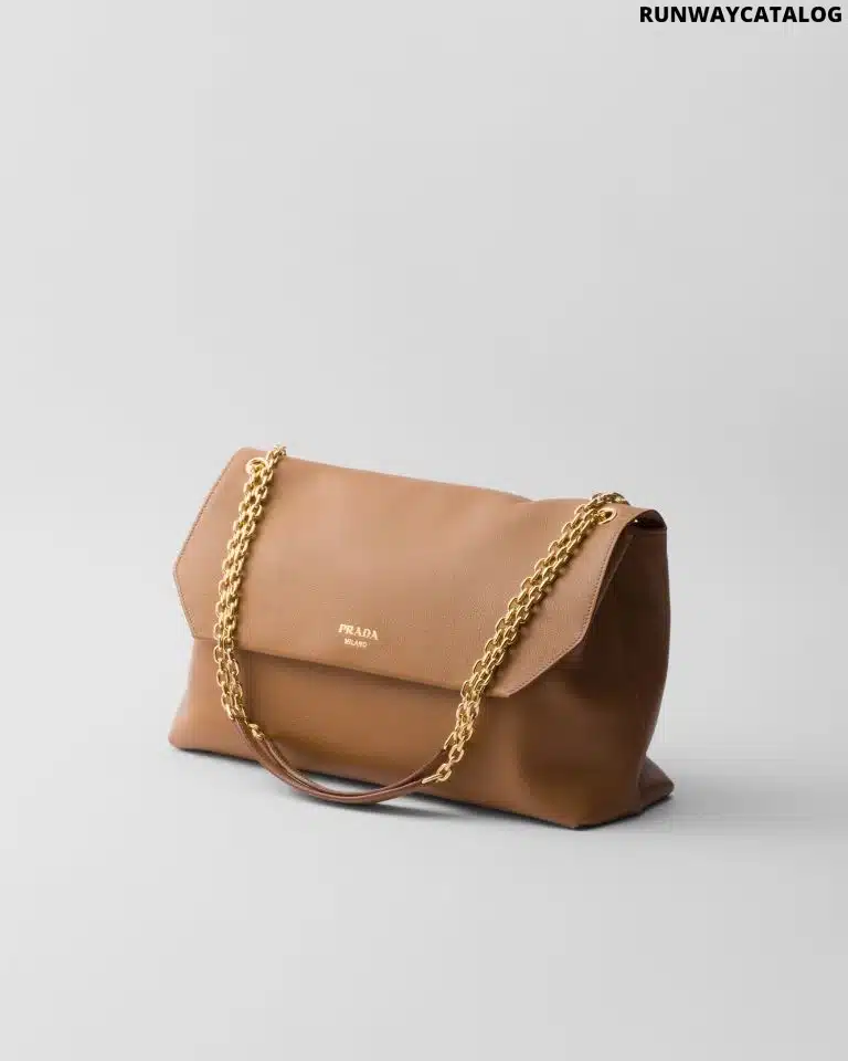 Large leather shoulder bag - Image 6