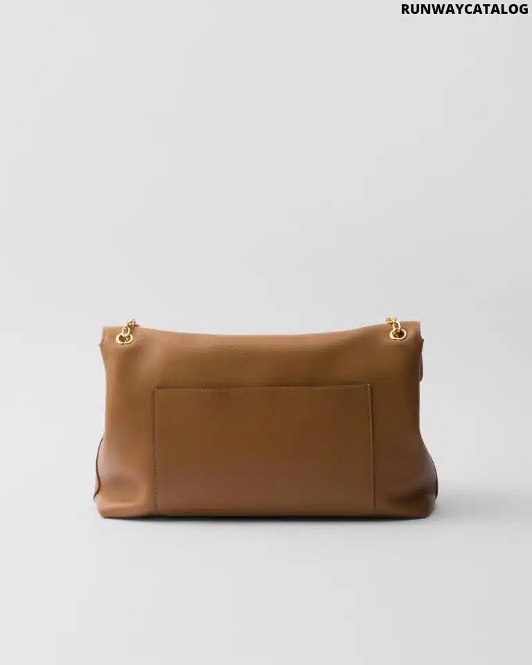 Large leather shoulder bag - Image 5