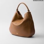 Large leather shoulder bag