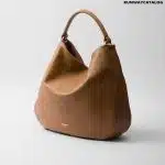 Large leather shoulder bag