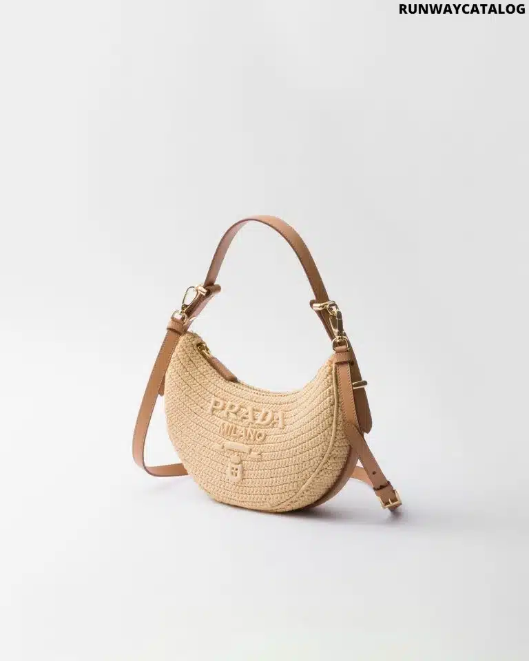 Prada Arqué crochet shoulder bag - Image 3