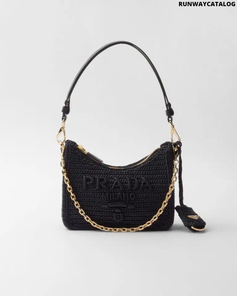 Prada Re-edition crochet mini-bag