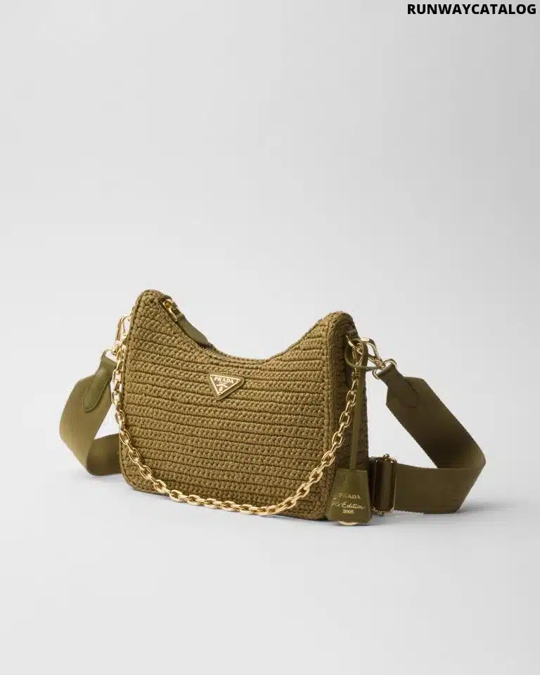 Prada Re-edition crochet mini-bag