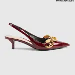 GUCCI WOMEN'S SLINGBACK WITH MARINA CHAIN