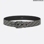 Beige and Black Micro Dior Oblique Jacquard, 35 MM